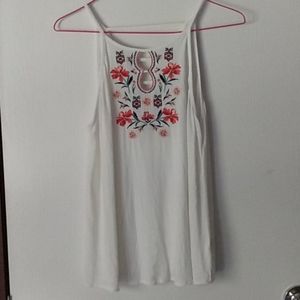 Embroidered cami